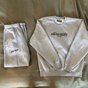 Medium Call Her Daddy Sweatsuit , never worn!
